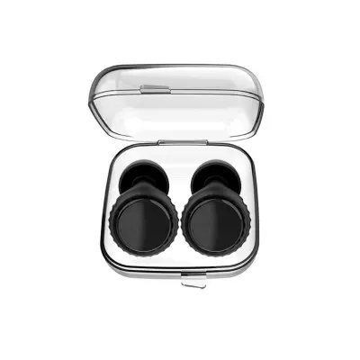 Zrcalni ušesni čepi za odpravljanje hrupa - Standard Edition: Mehak silikon Black