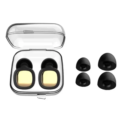 Čepi za ušesa za dušenje hrupa - serija Clip High-Gloss: vrhunsko udobje in zmanjšanje hrupa Black&Gold