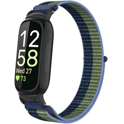 Združljiv z Fitbit Inspire 3 najlonskim paščkom z zanko - na voljo več barv MultiColor