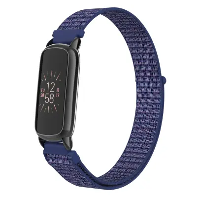 Združljiv z Fitbit Luxe - Nastavljiv športni zapestni pas iz najlona Blue