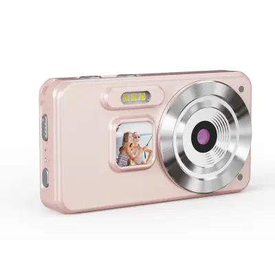 High Definition Digitalni Fotoaparat CCD z 2,8-palčnim Zaslonom & 32GB TF Kartico Pink