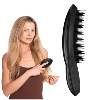 Krtača za lase za razčesavanje vozlov | Nežna za mokre, suhe, tanke in podaljšane lase | Poveča sijaj las