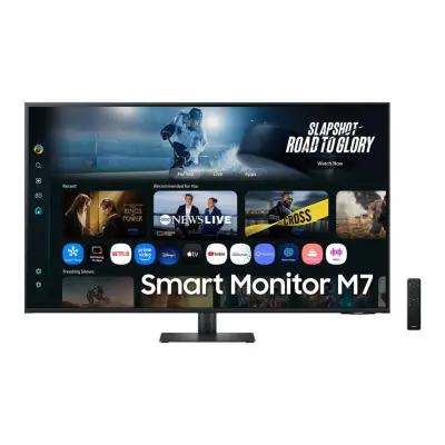 Monitor Samsung 109,2 cm (43,0") S43FM700UU 3840x2160 Smart TV Tizen VA 4ms 2xHDMI USB-C 2xUSB2.0 Zvočniki 2x20W  NTSC72% BT WiFi HDR10 Smart M7