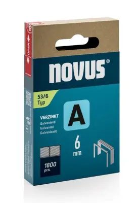 Novus Sponke za tapetniški spenjač Tip A 53/6, 1800 kos