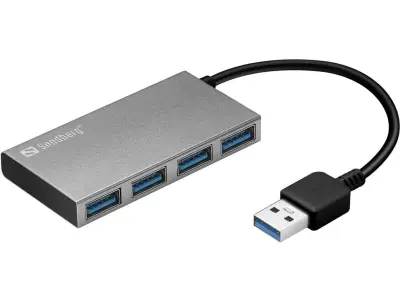 Sandberg USB-A 3.0 hub razdelilnik, 4-v-1 4x USBA-A 3.0