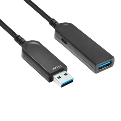MicroConnect Optični kabel USB A-A 3.2, 20m, črn 10 GB, 5V/800mA