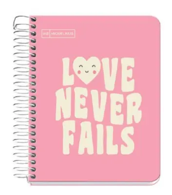 MiquelRius Zvezek A6, črtast, 100-listni, 90g MESSAGES roza