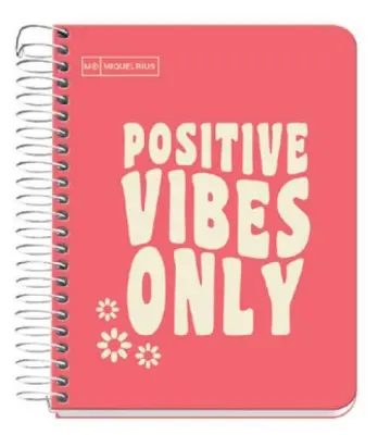 MiquelRius Zvezek A6, črtast, 100-listni, 90g MESSAGES rdeč