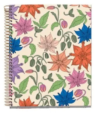 MiquelRius Zvezek A5, črtast, 100-listni, 70g VINTAGE LILY