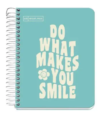 MiquelRius Zvezek A6, črtast, 100-listni, 90g MESSAGES sv.moder