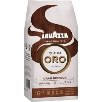 Kava v zrnu Lavazza Qualità Oro Gran Riserva 100% Arabica
