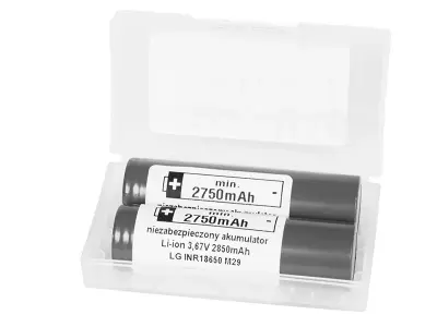 Li-ion baterija LG 18650,  3.6V, 2850mAh, 2kom