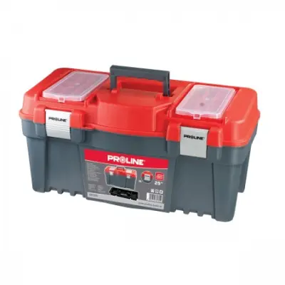 KOVČEK ZA ORODJE Z ALUMINIJASTO KLJUČAVNICO 16"