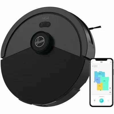 Robotski Sesalnik Hoover HG410D z Laserjsko Navigacijo in Sesalno Močjo 4000 Pa