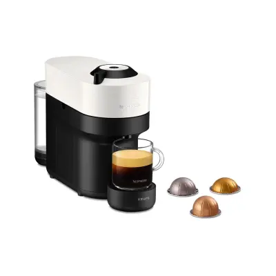 Kapsulni kavni aparat Krups Nespresso Vertuo Pop, 1500 W, črno-beli