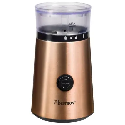 Kavni mlinček Bestron Copper Collection ACG1000CO, 150 W, baker