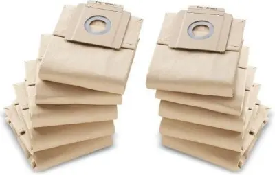 Vrečke za sesalnik Karcher T 7/1 in T 10/1, papirnate, komplet 10