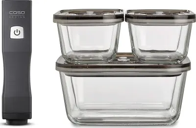 Dodatki za sesalnik Caso Vacu OneTouch Eco-Set, črni