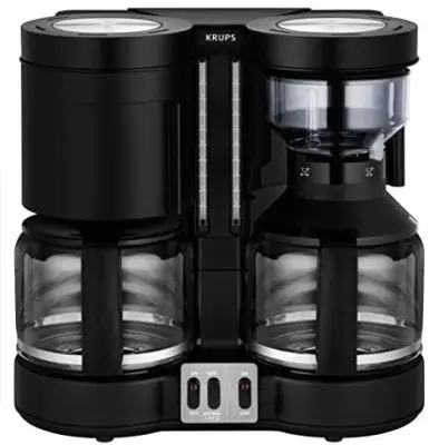 Filter kavni aparat Krups Duothek Plus KM 8508, 1 l, 2200 W, črn