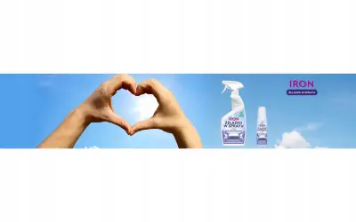 Pršilni sprej za likanje Ferro Spray Żelazko prozoren