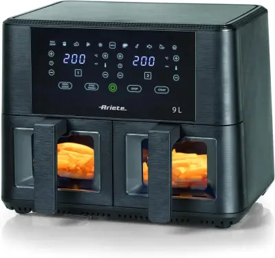 Friteza na vroči zrak Ariete 4631 z dvojno košaro 9L 2400W