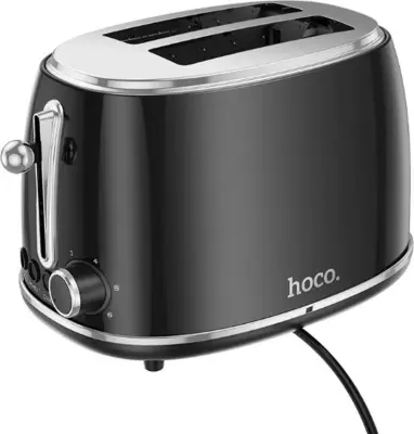 Toster hoco HE50 z močjo 850W in retro črnim dizajnom