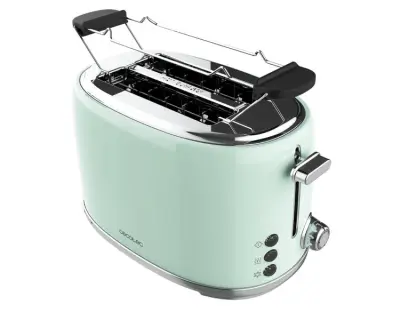 Toster Cecotec Toast&Taste 1000 Retro zelen 980 W