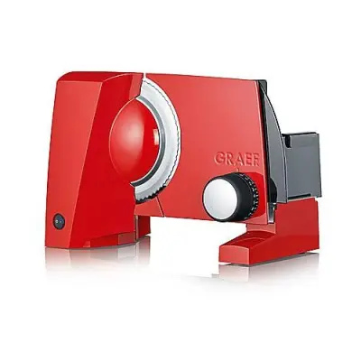 Rezilo mesa Graef S 10003 z aluminijastim ohišjem in rdečim dizajnom