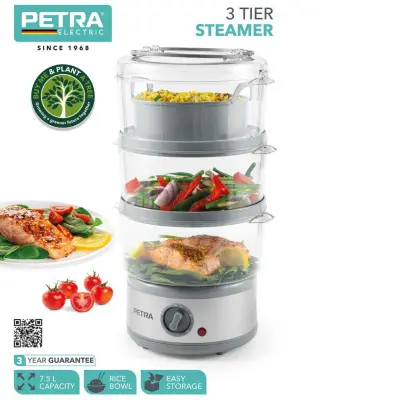 Parni kuhalnik Jata Petra 7,5L Kompakten dizajn