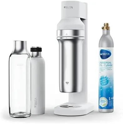 Stroj za sokove Brita sodaTRIO bela naprava za gazirano vodo