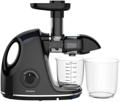 Sokovnik Klausberg KB-7861 počasno stiskanje, 150W, črn