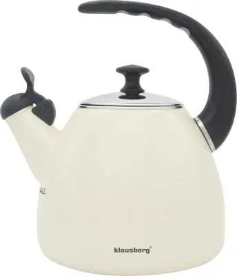 Kuhalo za vodo Klausberg elegantna 2,8 L krem jeklo