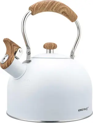 Grelnik vode Kinghoff 5908287218604 Eleganten bel iz nerjavečega jekla 2,5 l