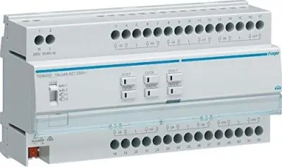 Pametni modul Hager 3250616048737 za KNX sistem z 12 izhodi