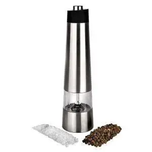 Električni mlinček za poper Ibili 8411922081008 modernega dizajna srebrn