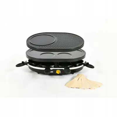 Raclette aparat Zanussi 1200 W, črni dizajn