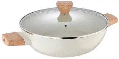 Lonec Bergner Naturally 3,3 L bele barve Ø 28 cm