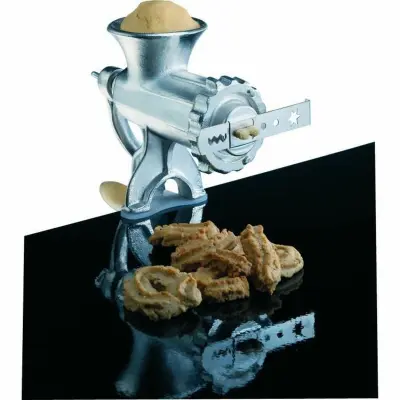 Ročni mlinček za meso Baumalu iz litega železa s sponko