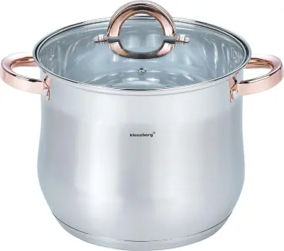 Kuhinjski lonec Klausberg KB-7792 iz nerjavečega jekla, 7 litrov