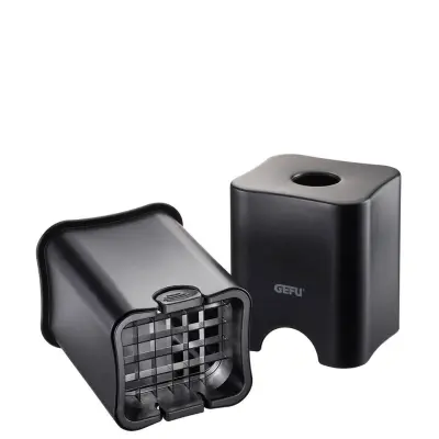 Kuhinjski rezalnik pomfrija Gefu Pomcut, črn