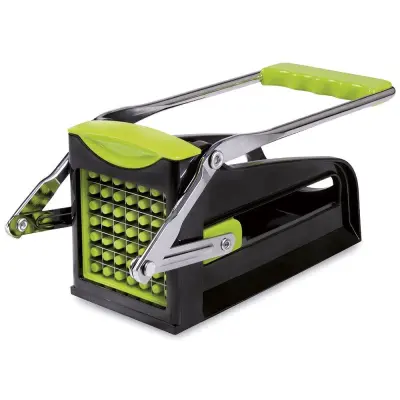 Kuhinjski nož Ibili 739100 za rezanje krompirčka, črn