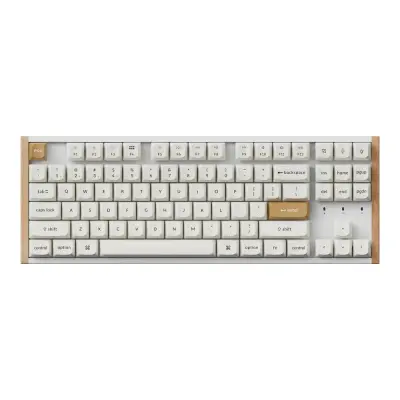 Keychron K8 HE Brezžična Magnetna Tipkovnica po meri / Posebna Izdaja / Bela / Gateron Nebula / K8H-Q1