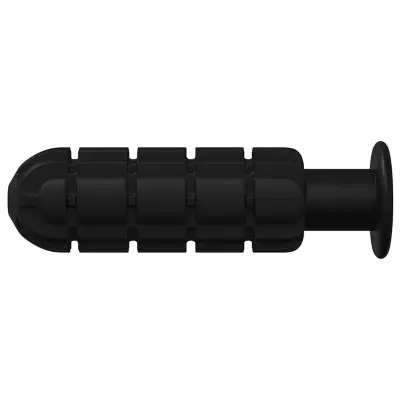 vidaXL Ročaji za nogometno mizo 10 pcs Črna 2,8 x 2,8 x 9,3 cm