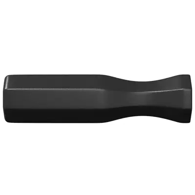 vidaXL Ročaji za nogometno mizo 10 pcs Črna 3,1 x 3,1 x 17,8 cm