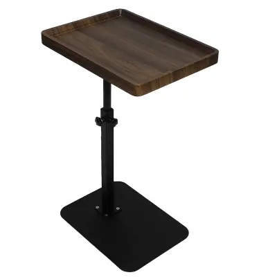 Kavčna miza v obliki črke C, masivno leseno, sodoben dizajn -C