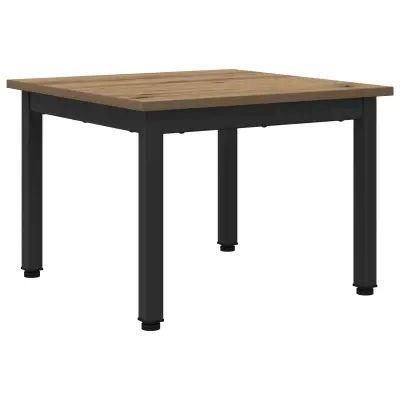 vidaXL Klubska miza Oreh 50 x 50 x 36 cm Konstruiran les