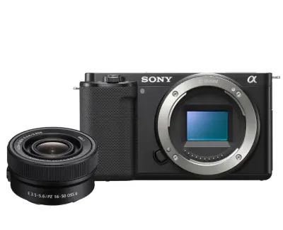 Fotoaparat SONY ZVE10 APS-C serije E + objektiv E PZ 16-50mm F3.5-5.6 OSS II