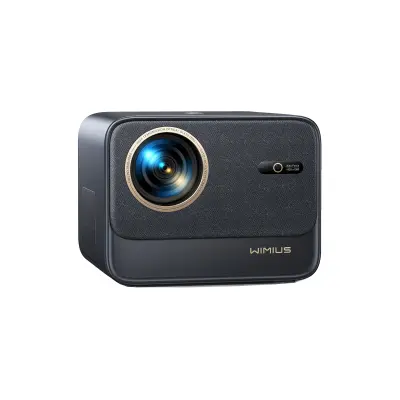 Projektor za domači kino, 30000 Lumenov svetlosti, 1080P optična ločljivost -Črna -EU vtič