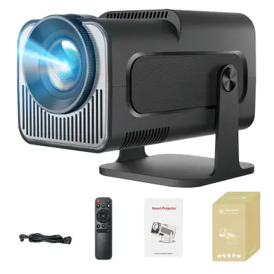 Projektor, LED svetlobni vir, prenosna zasnova -HY320MINI -EU Vtič