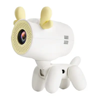 Pametni projektor, 1280x720 dpi ločljivost, 200 ANSI lumenov svetlosti, samodejna korekcija trapeza -A8 Bela -EU Vtič